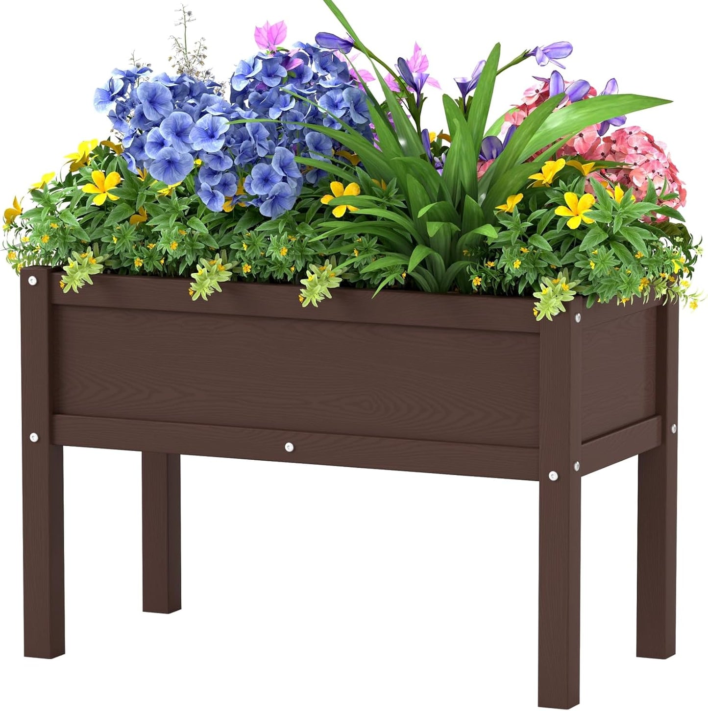 Small HDPE Raised Garden Bed for Outdoor Gardening Needs