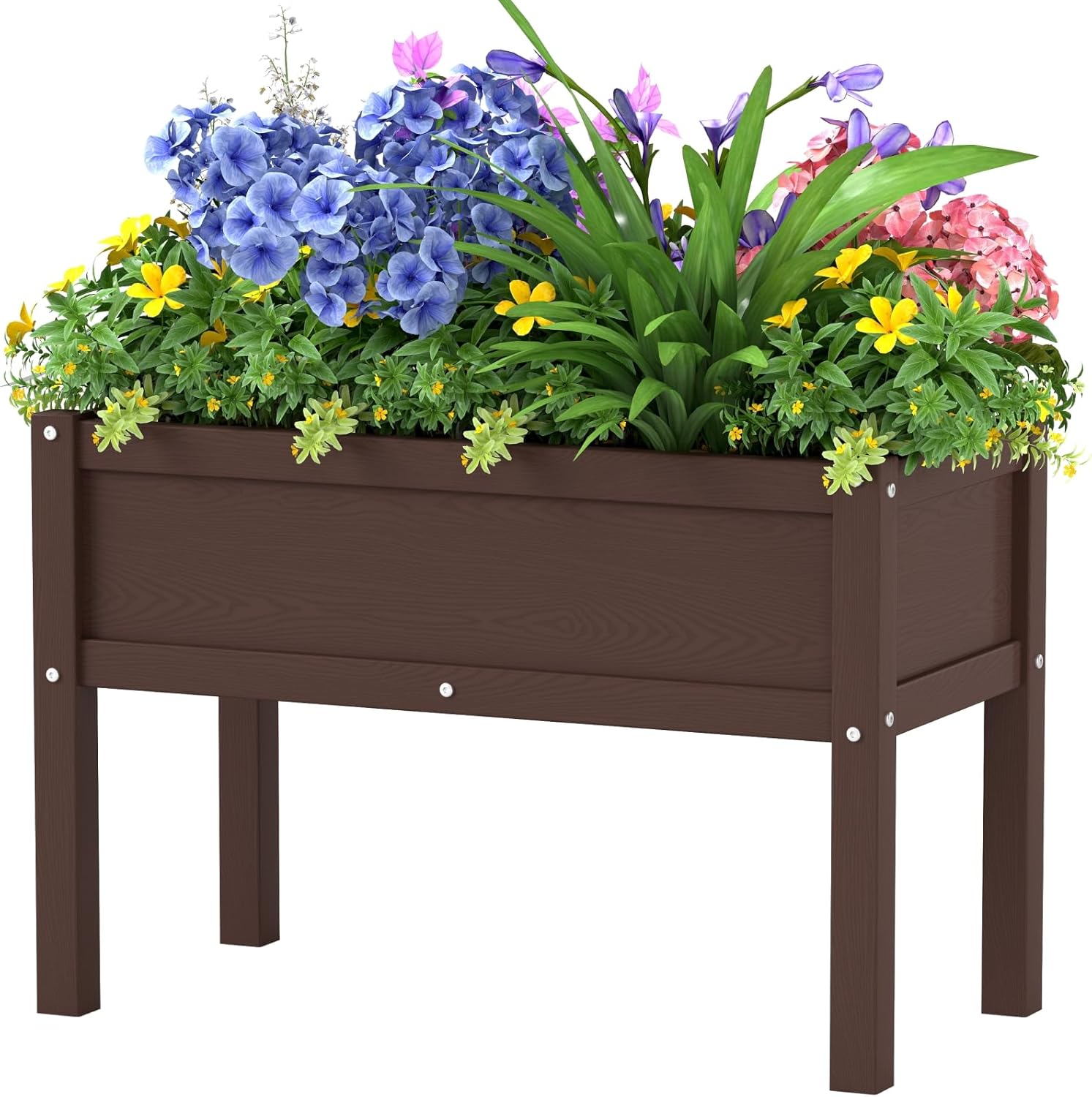 Small HDPE Raised Garden Bed for Outdoor Gardening Needs