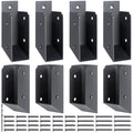 201 Stainless Steel 2x4 Deck Railing 30 Stair Connectors - Durable Fit