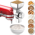 All Metal Grain Mill Attachment For Kitchenaid Stand Mixer - 12 Levels
