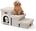 Dog Stairs for Small Dogs with Storage and Condo, 14 H