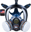 Parcil Distribution Full Face Respirator Mask with Filters - Rugged