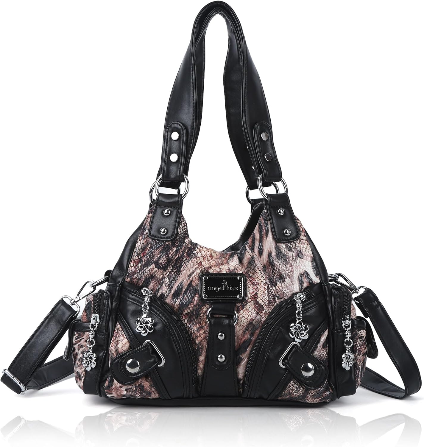 Stylish Angel Kiss Small Hobo Shoulder Bag for Women