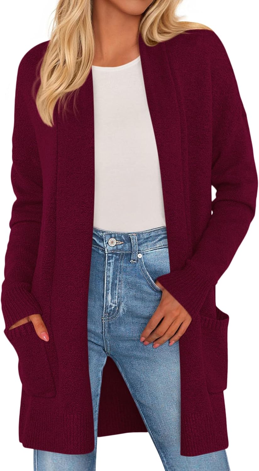 PRETTYGARDEN Women's Cozy Knit Cardigan for Fall and Winter