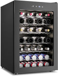 4.5 Cu.Ft Wine Cooler Refrigerator for 45 Bottles of Drinks