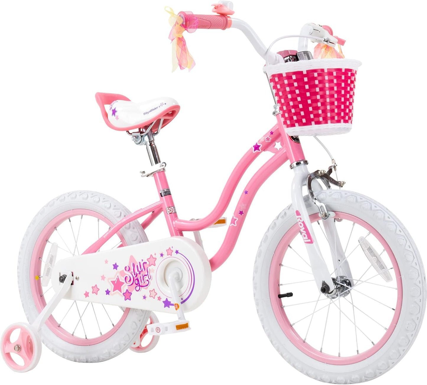 RoyalBaby Stargirl Bike for Girls - Easy Learning Bicycle