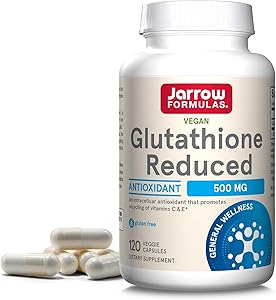 Jarrow Formulas Glutathione Reduced 500 mg - Antioxidant Support