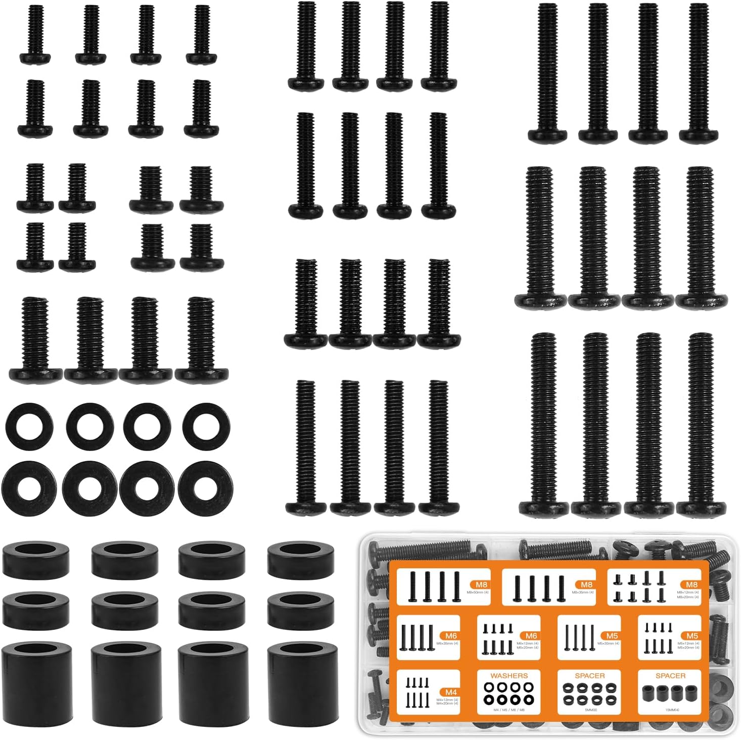 Mount Any TV Securely: Universal M4-M8 Screw Kit