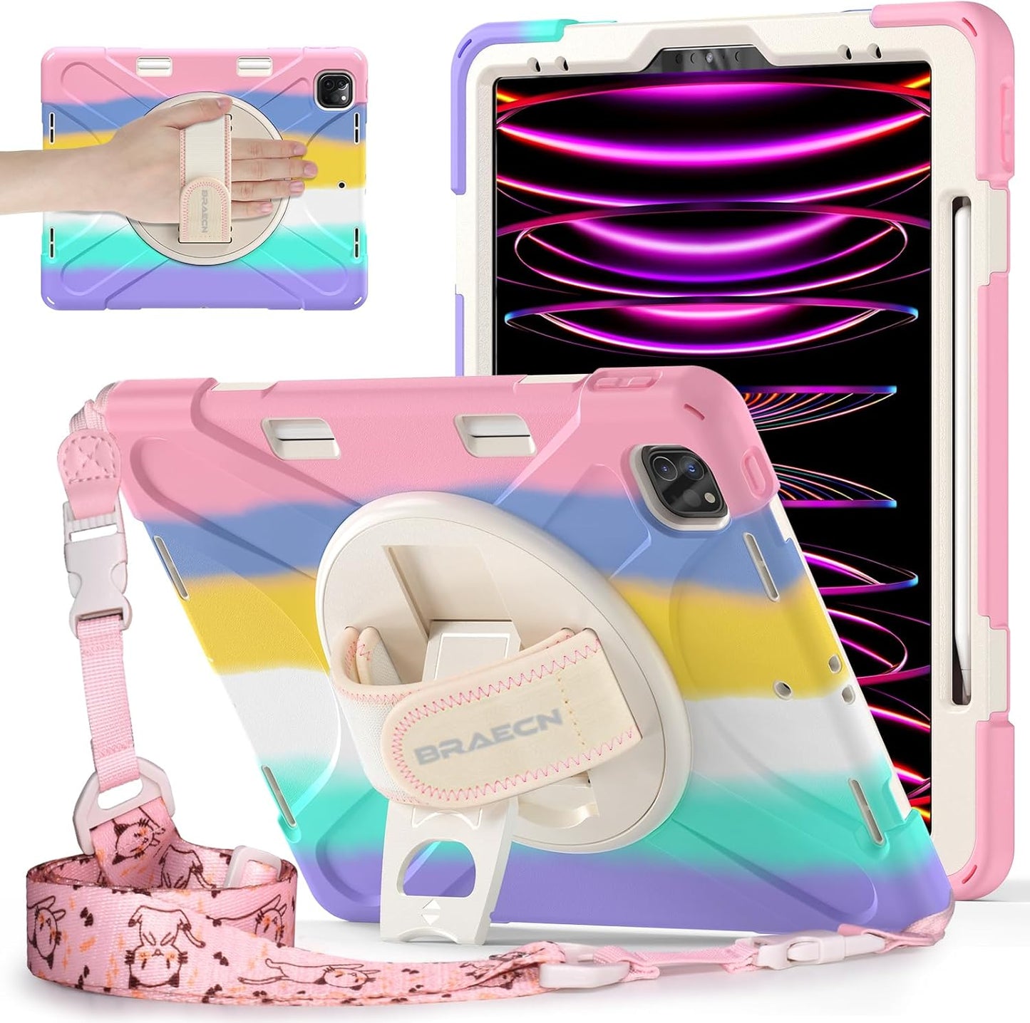 Shockproof Protective Case for iPad Air 13 inch & Pro 12.9 inch