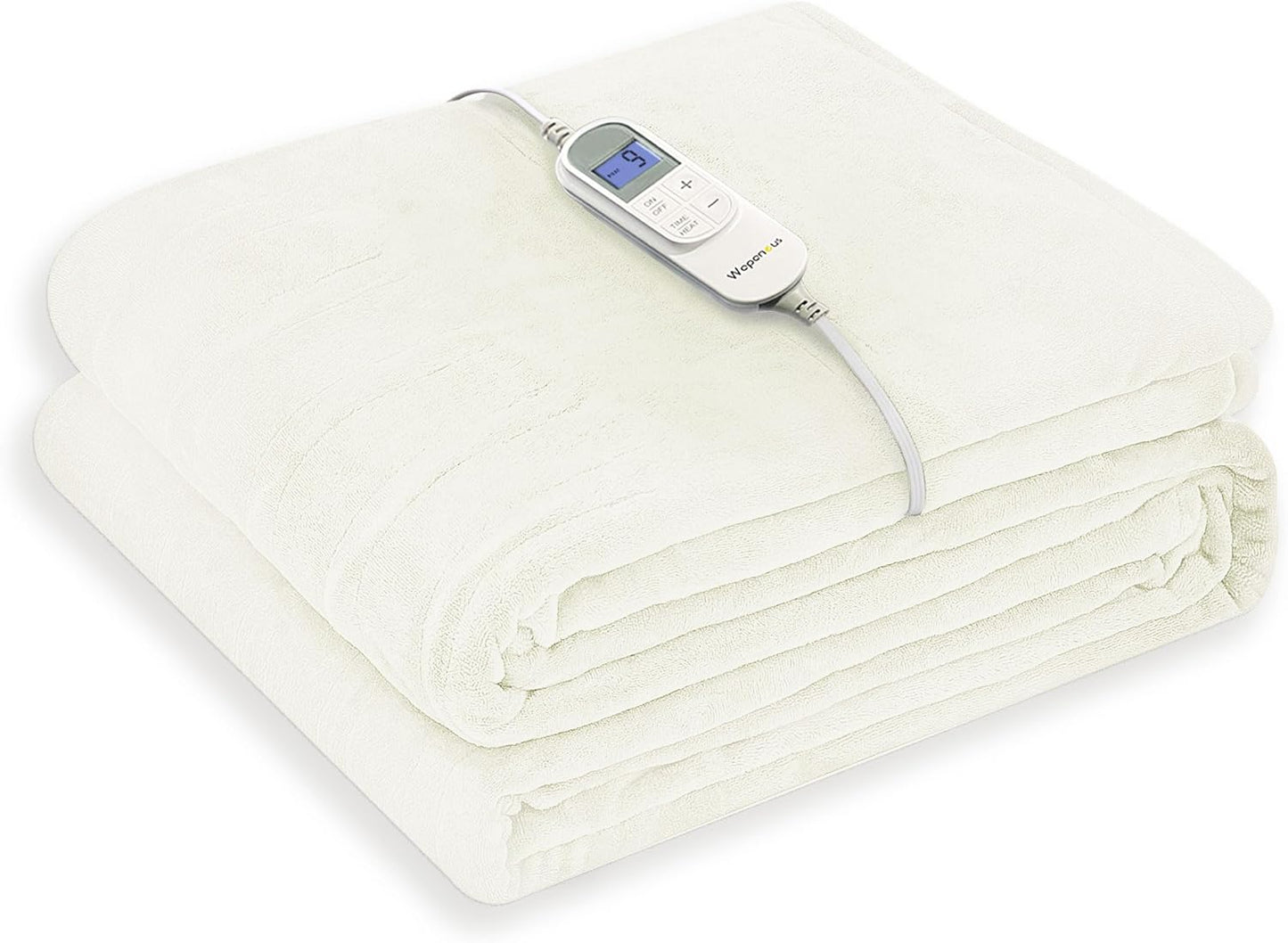 Wapaneus Foot Pocket Heated Blanket with 10 Heating Levels