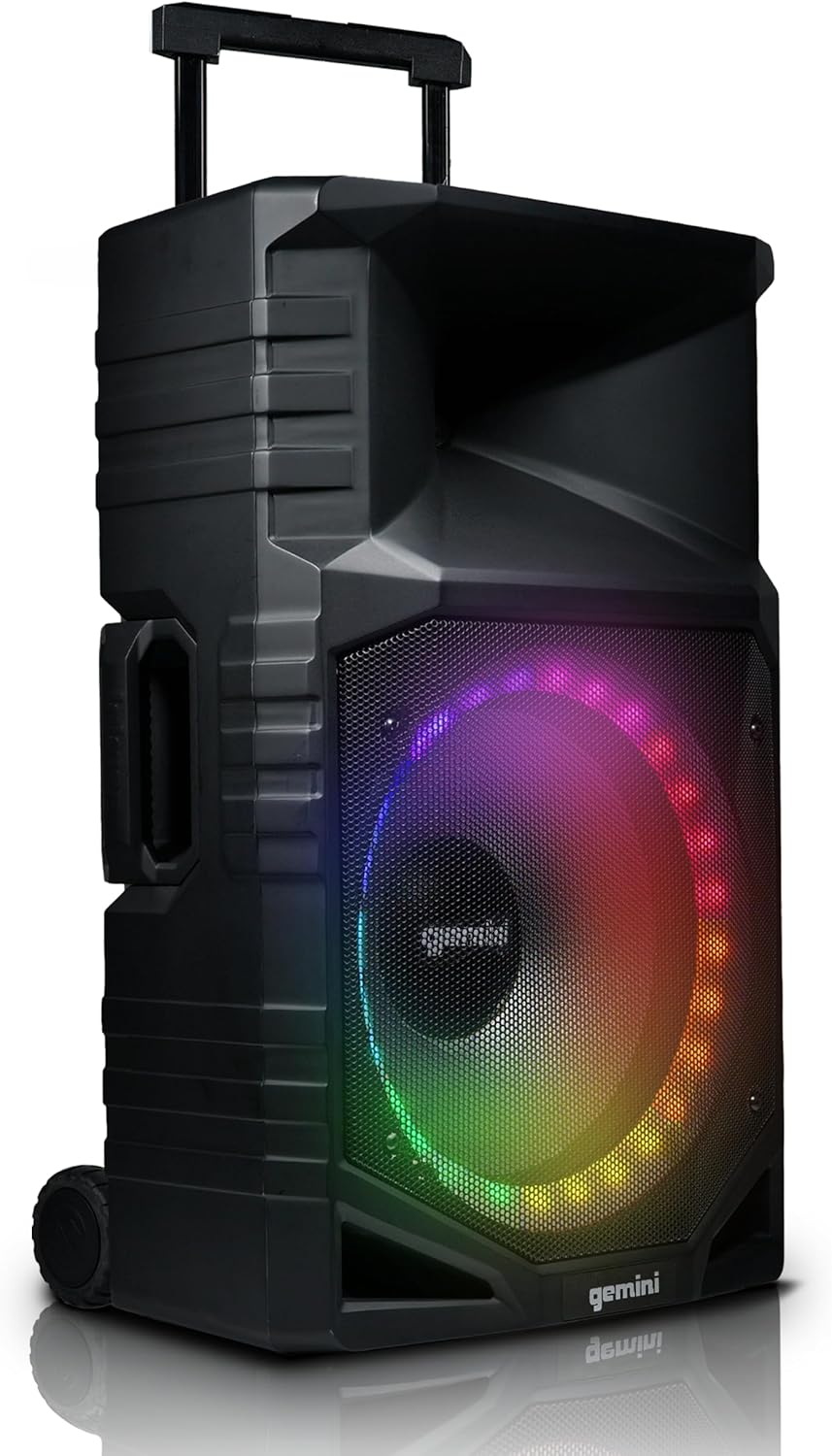 Gemini Sound GXP-T1500 All-Weather Portable Bluetooth PA Speaker