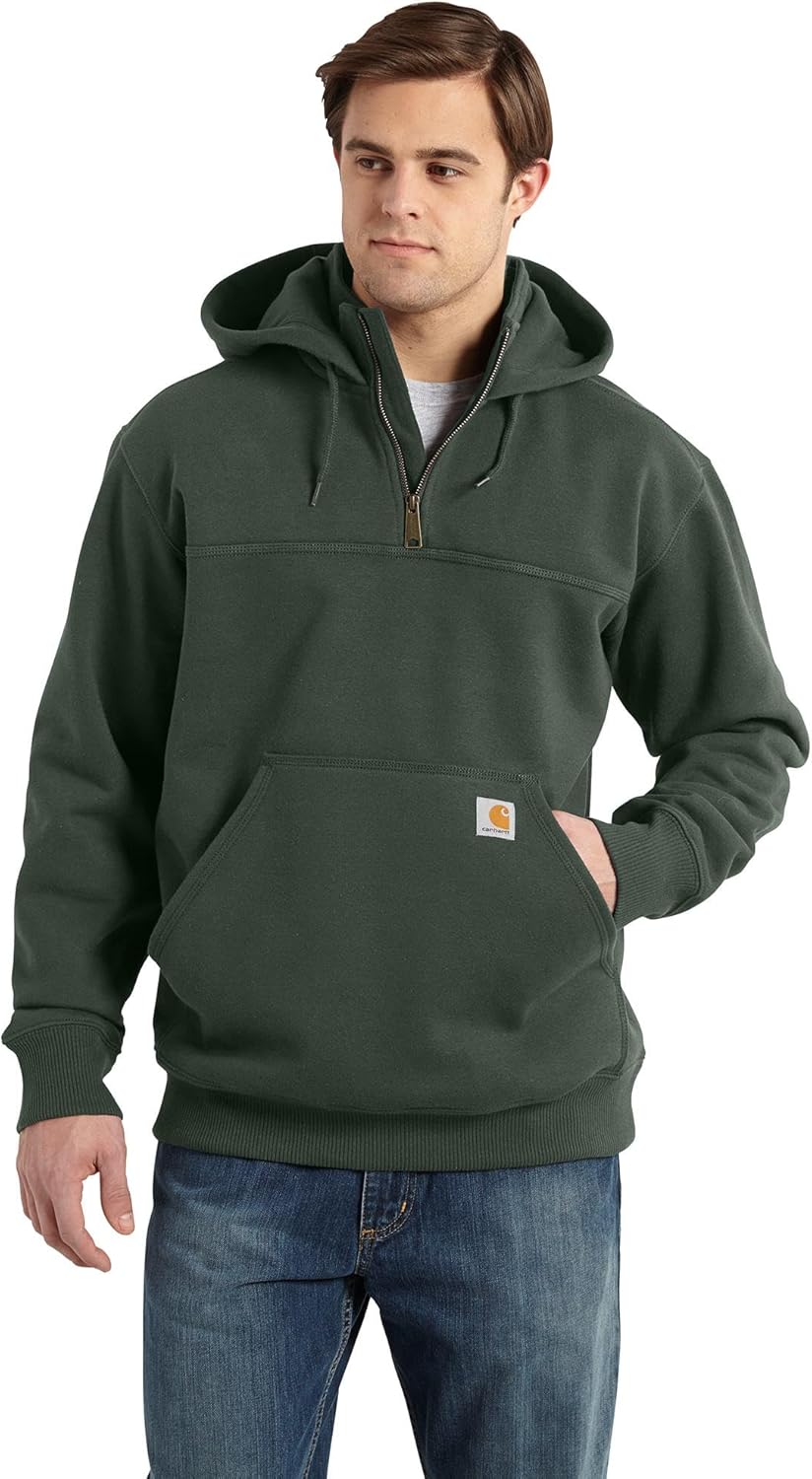 Carhartt mens Rain Defender Heavyweight Quarter-zip Sweatshirt