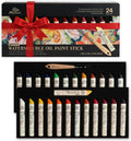 PHOENIX Professional Oil Paint Stick Water Soluable - Set of 24 Colors