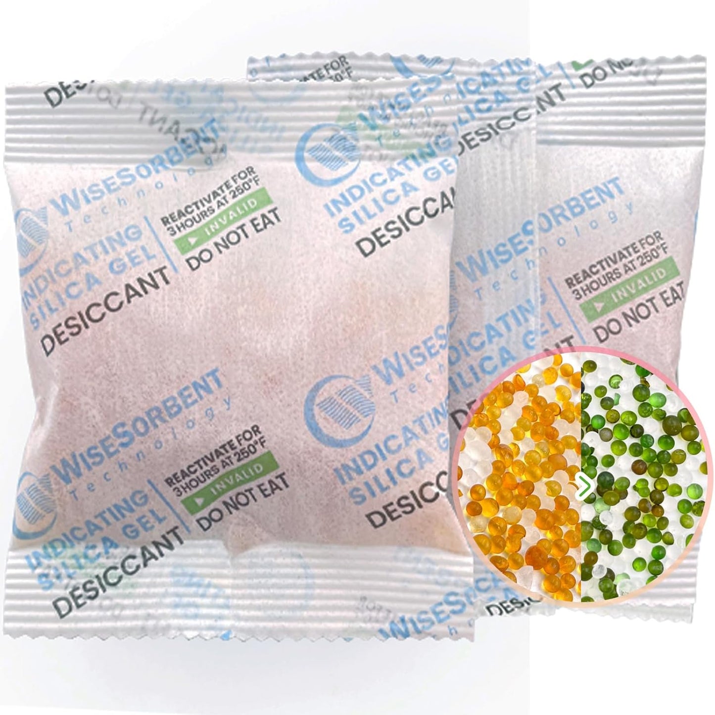 20 Gram Indicating Silica Gel Packets for Moisture Control