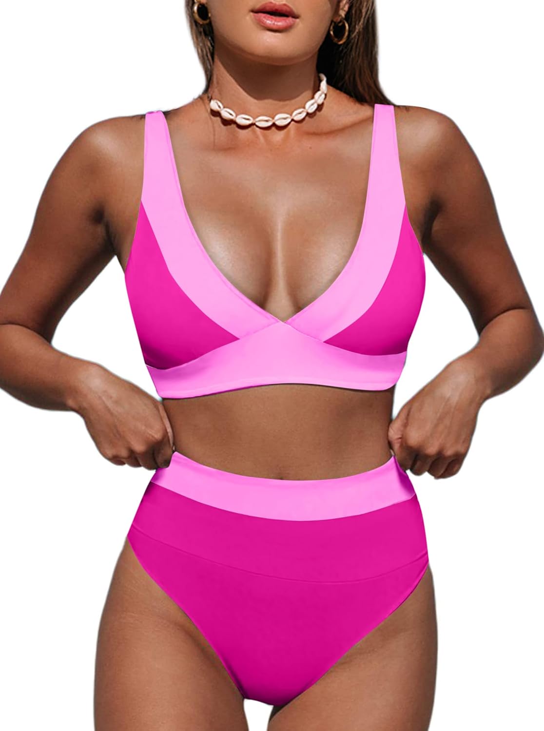 Hilinker Women's Leopard Bikini Swimsuits for Summer Fun