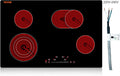 30 in Electric Stove Top 4-Burner Ceramic Cooktop - Built-In Radiant