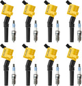 DG508 Ignition Coil Pack & SP479 Iridium Spark Plug Set - Performance