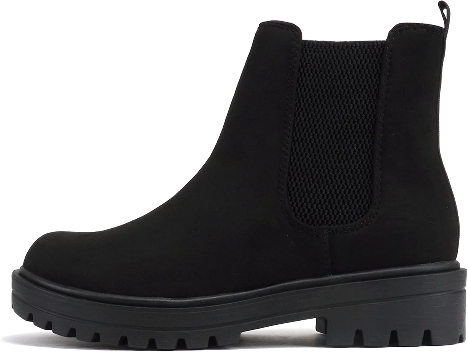 Soda Pilot Women Lug Sole Low Heel Chelsea Ankle Bootie Review