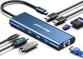 USB C Hub 8in1 4K 60Hz HDMI Docking Station - Multiport Adapter