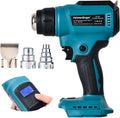 Cordless Heat Gun Compatible with Makita 18V Battery - Fast Heating