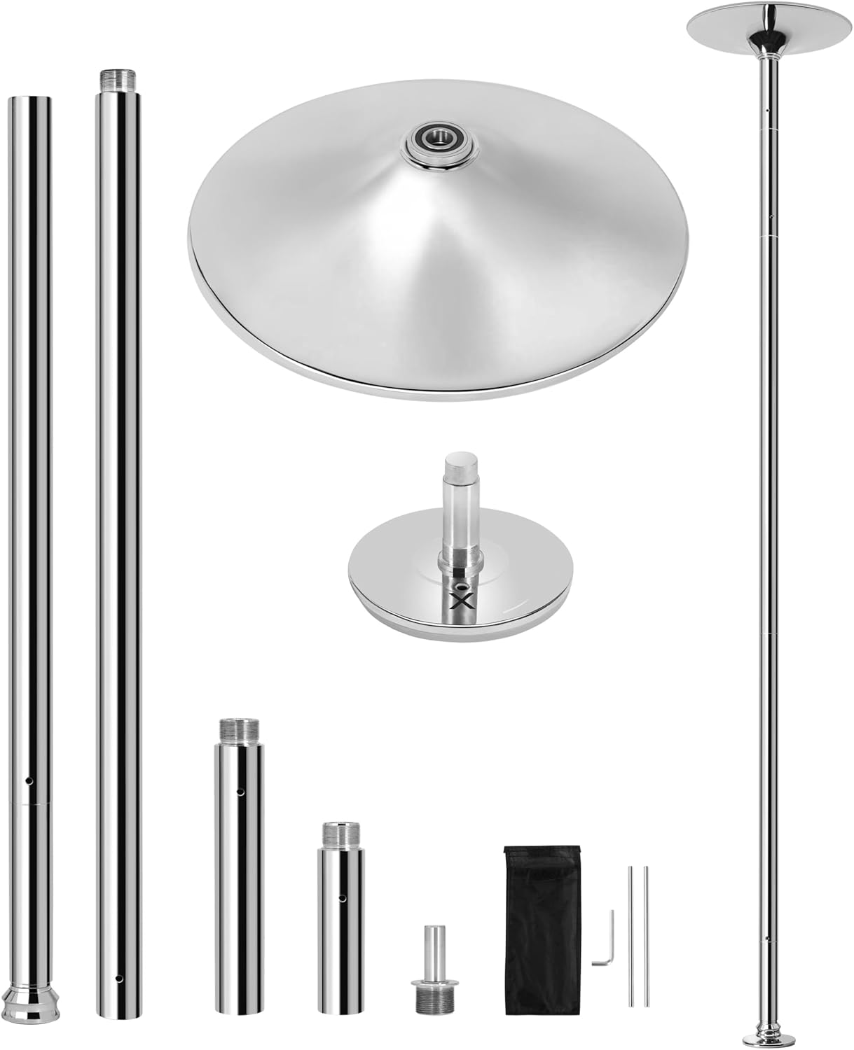 Yaheetech Dance Pole for Home Club Bar Gym - Adjustable Height