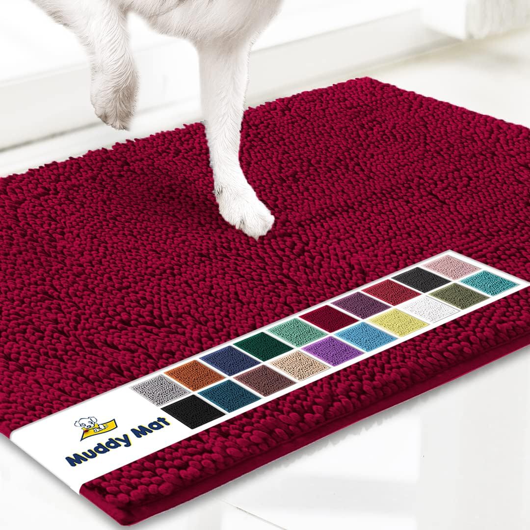 Muddy Mat Original Dog Door Mat for Muddy Paws, Super Absorbent