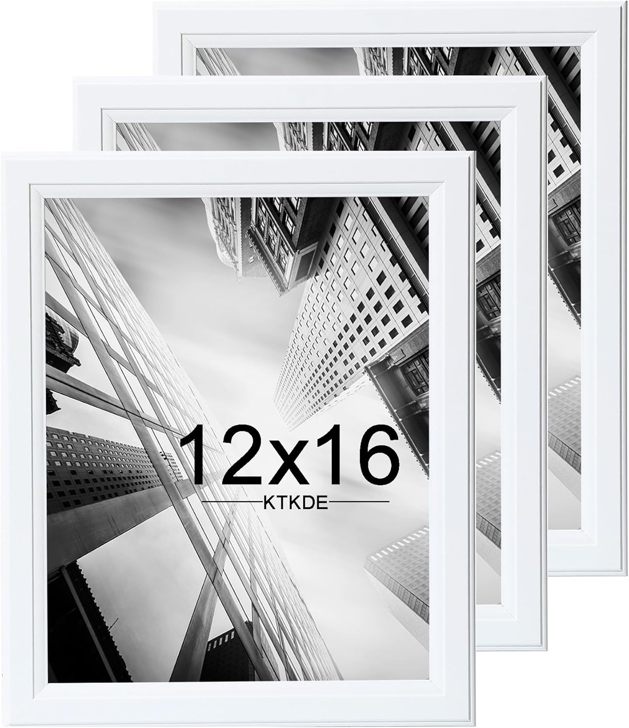 KTKDE 12x16 Picture Frame Set of 3 for Stylish Wall Display