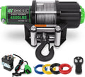 4500 lb Winch 12V Waterproof Electric Winch for ATV/UTV - Compact