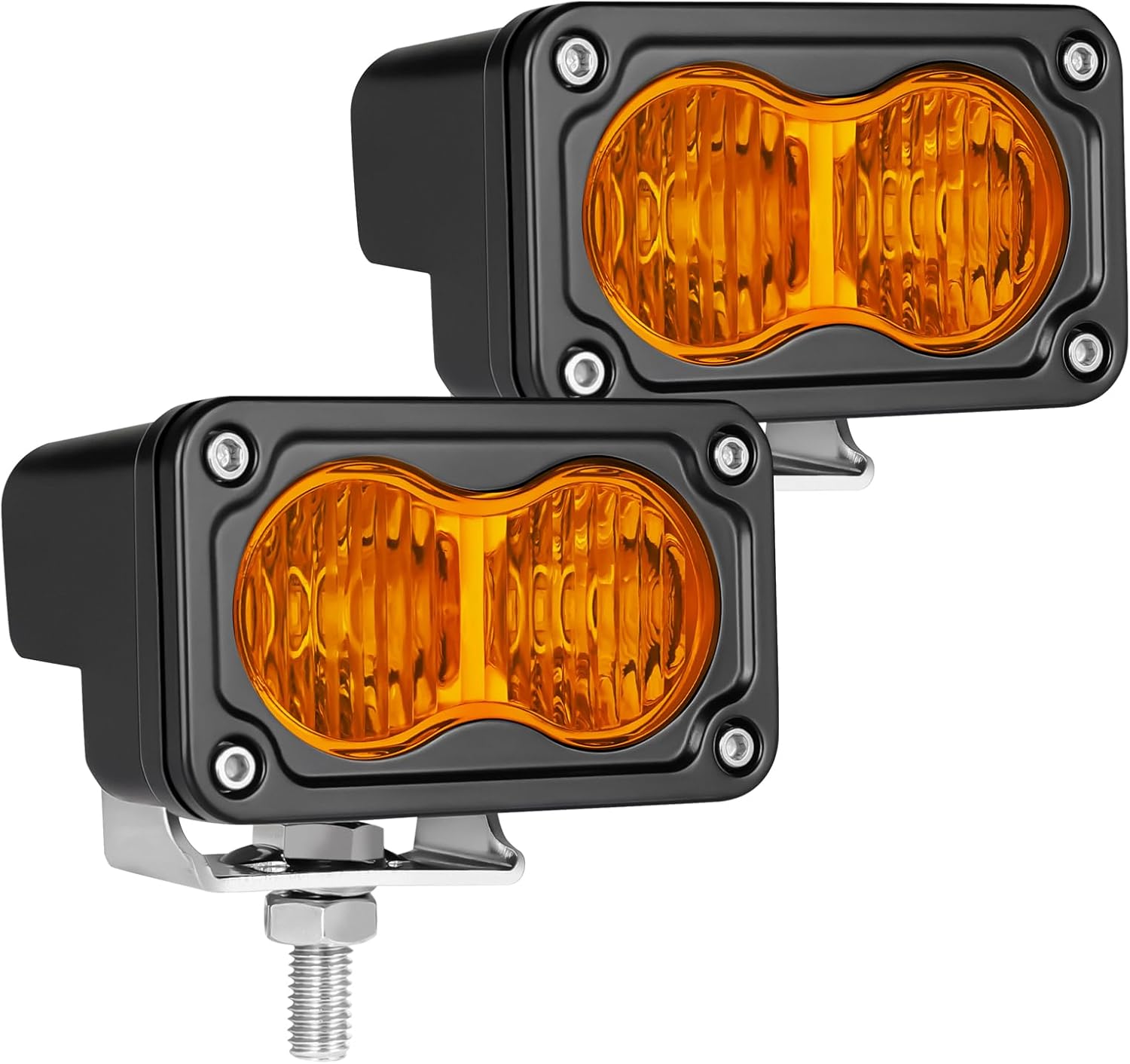 LED Pods Amber 2PCS 40W 3 Inch Driving Light for Offroad Use
