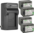 Kastar 4-Pack NP-FP70 Battery and Charger for Sony Cameras