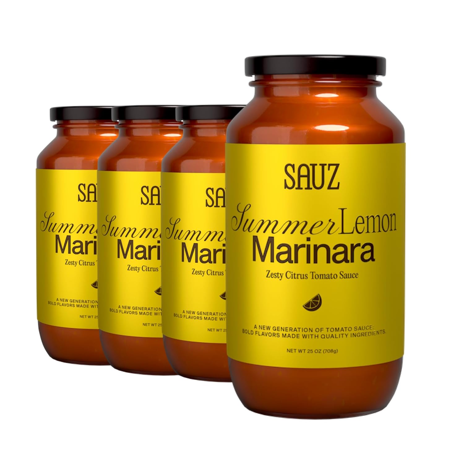 Summer Lemon Marinara Pasta Sauce by Sauz - Zesty Flavor