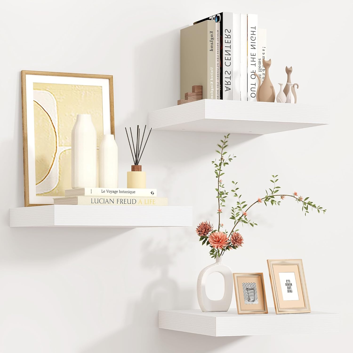 Square Floating Shelves for Wall - Modern Decor Solution