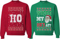 Wild Bobby Where My Ho's At? Ugly Christmas Couples Sweaters - Cozy
