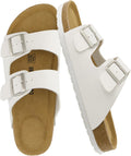 CUSHIONAIRE Lane Cork Footbed Mens Sandals - Adjustable (Style VW4N)
