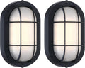 GRUENLICH 8.5ft Oval Outdoor Wall Lights 2-Pack - Durable Dimmable LED