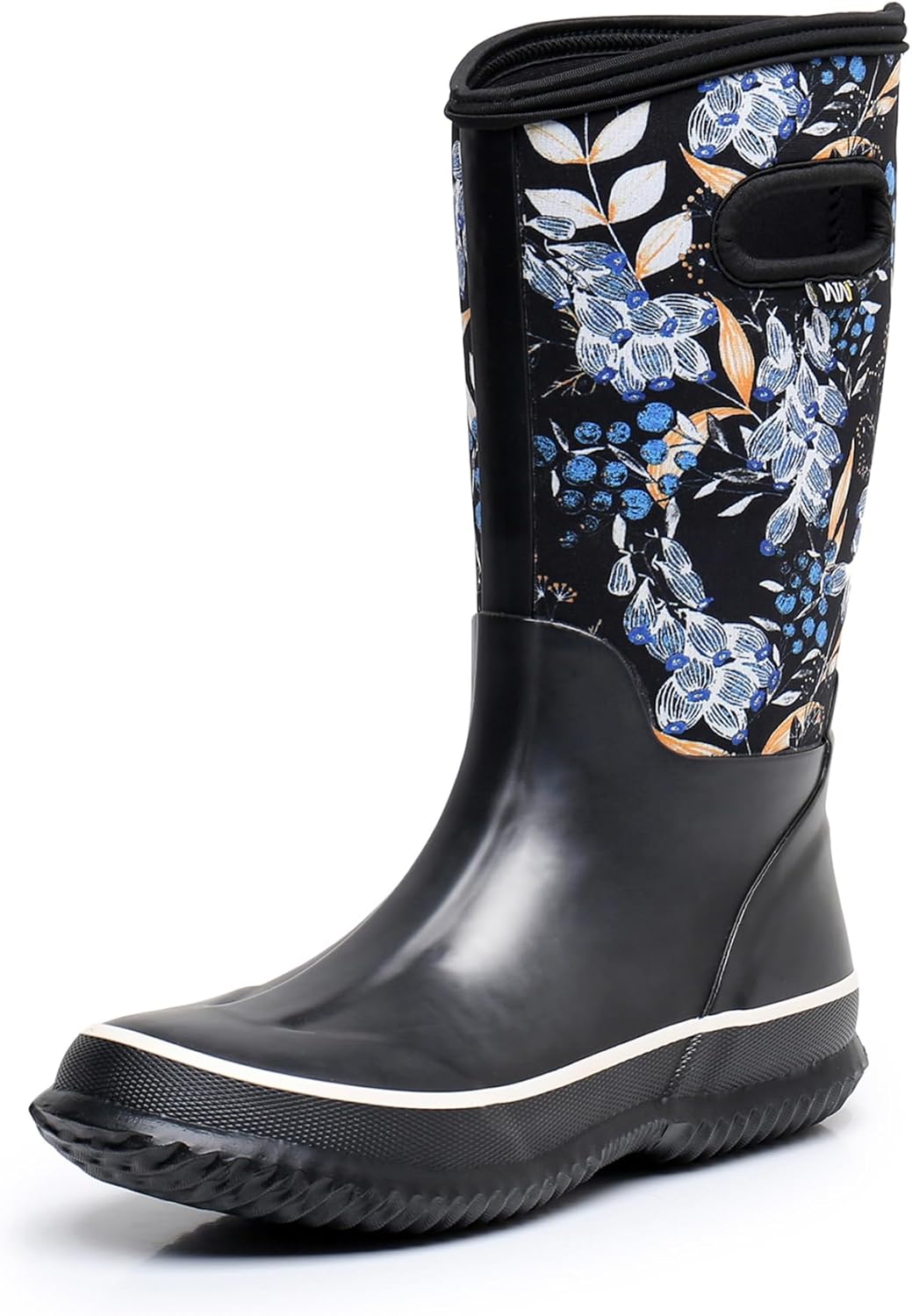 WTW Mid Calf Rain Boots for Women - Waterproof Insulated Comfort