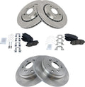 Front and Rear Brake Pad & Rotor Kit for 2015-2017 Honda Odyssey