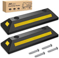 Nilight Heavy Duty Rubber Parking Curb for Safe Parking Aid