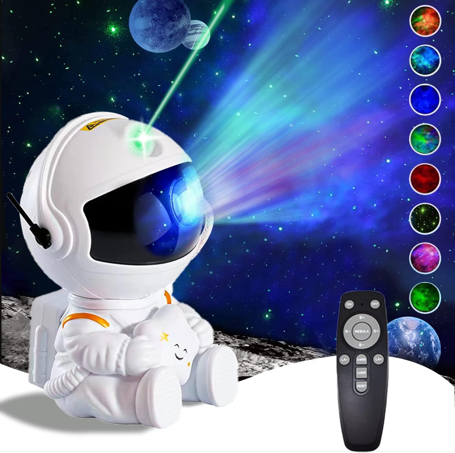 Nebula Star Projector - Remote Control Night Light