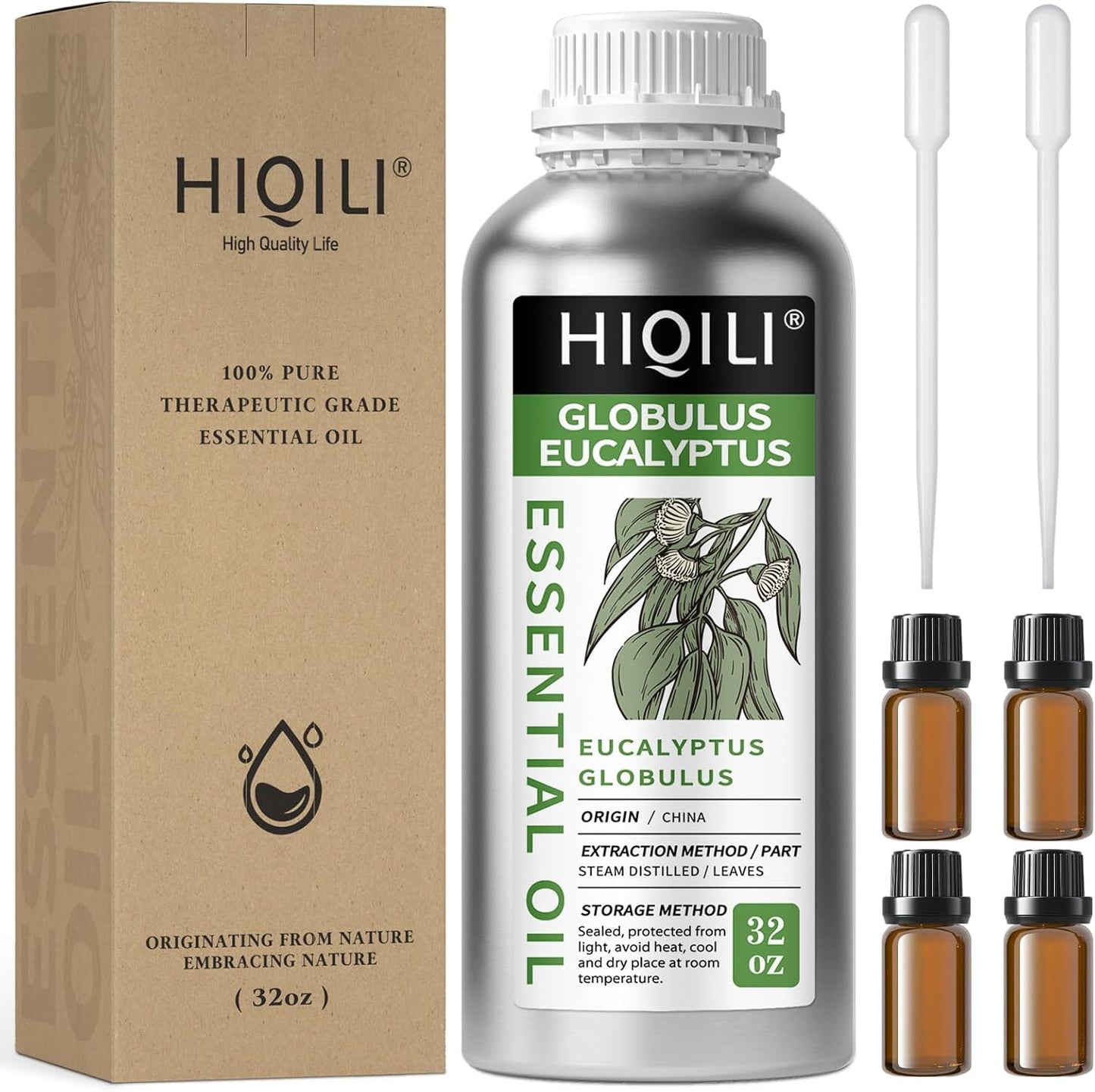 100% Pure Eucalyptus Essential Oil for Diffuser & Skin Care