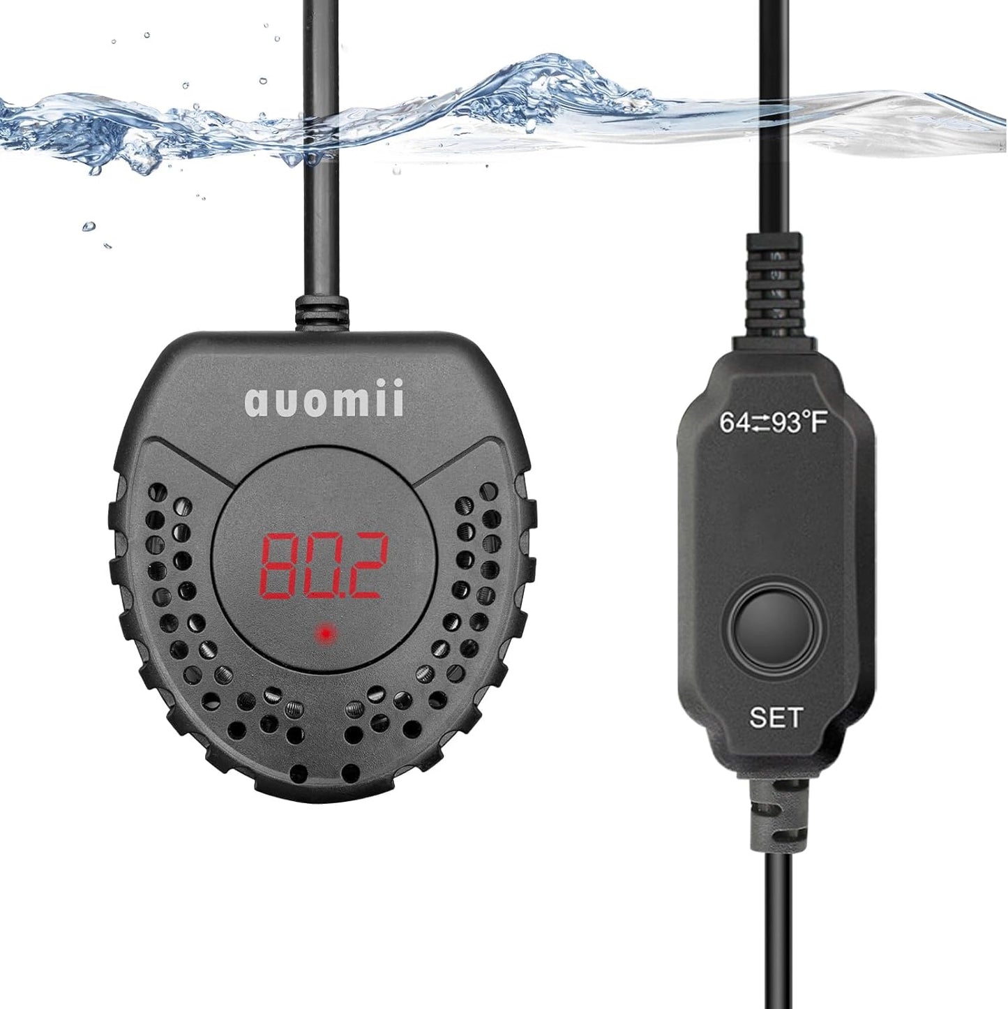 Adjustable 50W Fish Tank Heater - Perfect for 30 Gallons