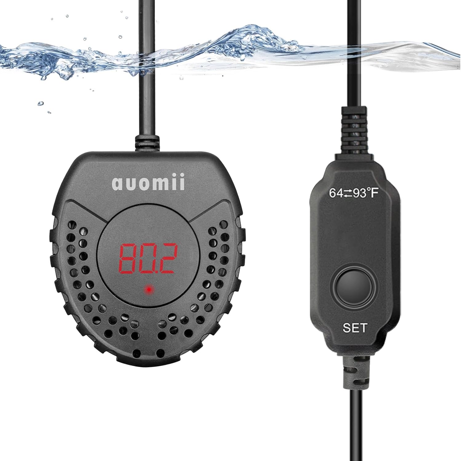 Adjustable 50W Fish Tank Heater - Perfect for 30 Gallons