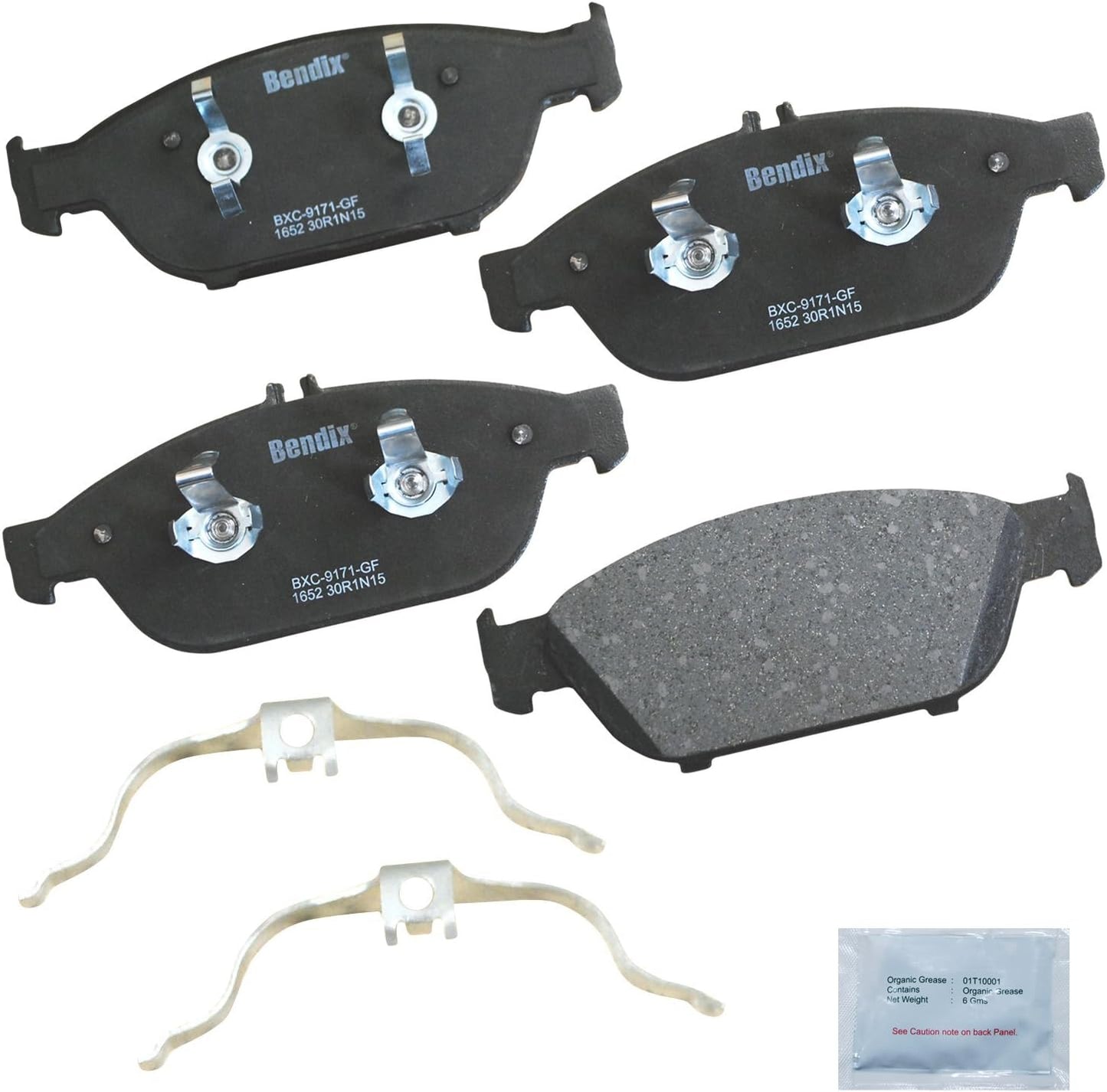 Bendix Priority1 CFC1652 Ceramic Front Brake Pads for E550