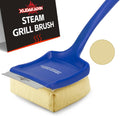 19ft Large Bristle-Free Steam Grill Brush - Safe Replaceable Head