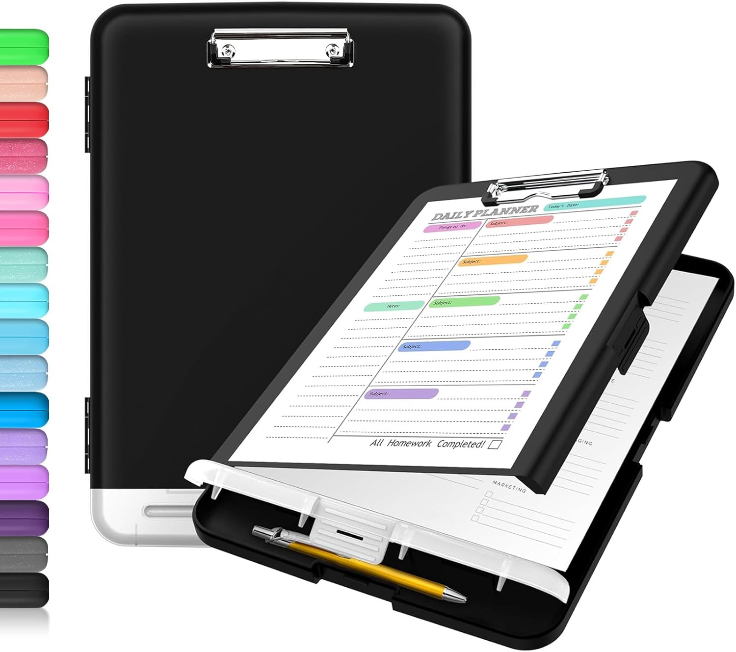 Sooez Nursing Clipboard: High Capacity & Portable Organizer