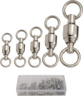Saltwater Ball Bearing Swivel Set - Heavy Duty Fishing Connectors