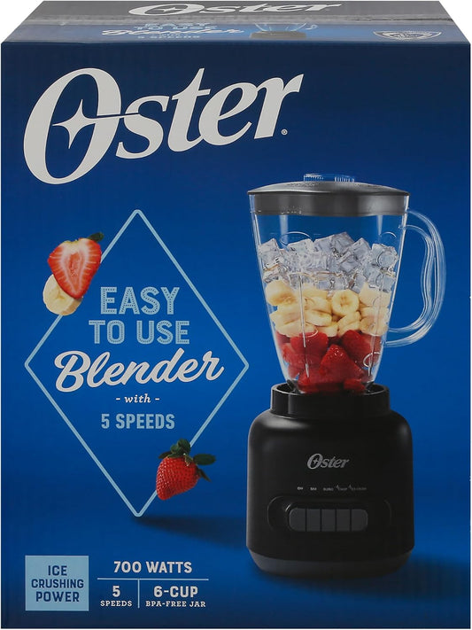 Oster Black Blender: Powerful Speed for Smooth Blends
