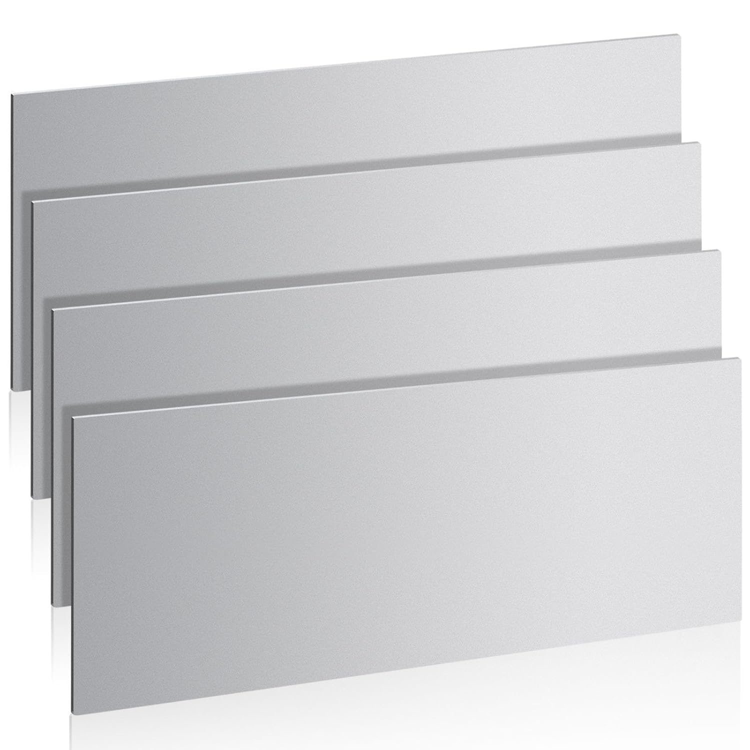 4 Pcs 18 Gauge Sheet Metal Steel Plates for DIY and Industrial Use