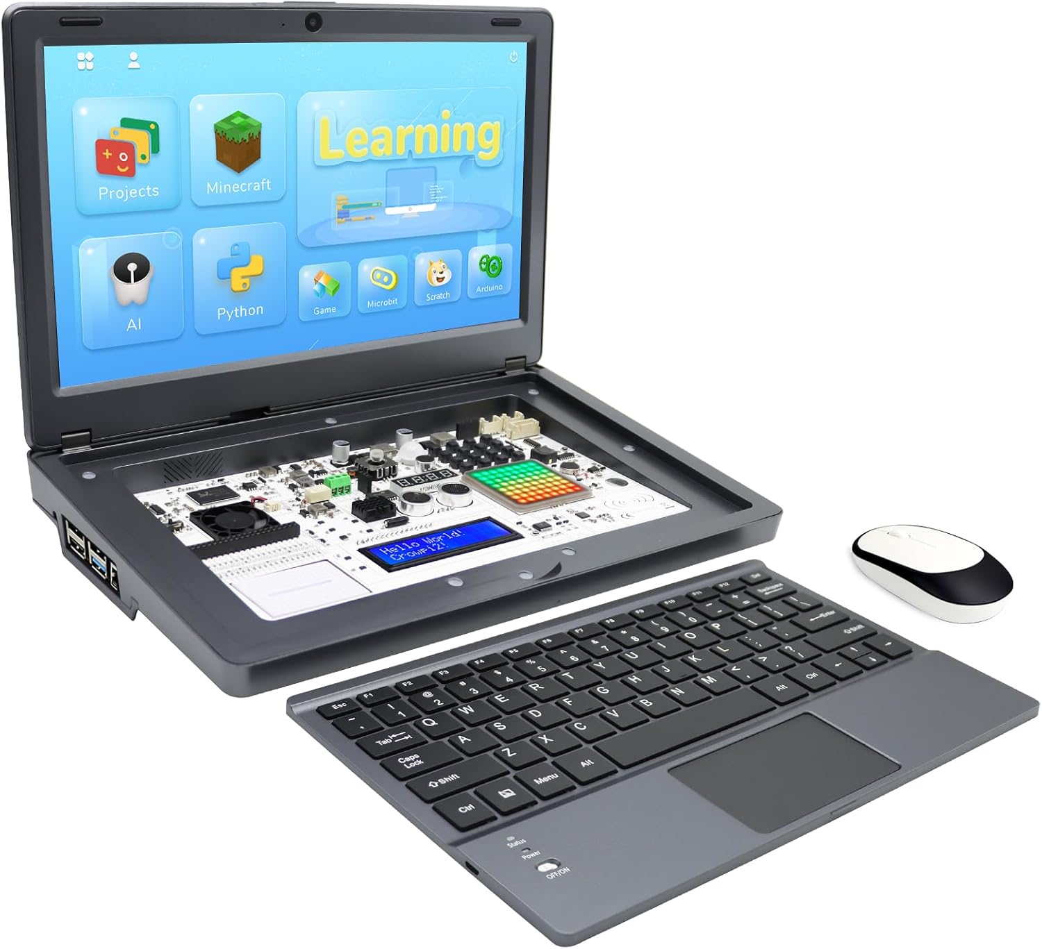 Raspberry Pi 5 8GB Kit with Crowpi2 - All-in-One Learning Tool