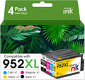 952XL Ink Cartridges Combo Pack Replacement for HP 952 - High Yield